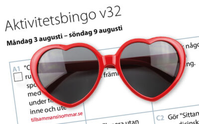 Aktivitetsbingo vecka 32