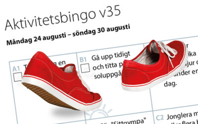 Aktivitetsbingo vecka 35