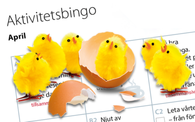 Månadens aktivitetsbingo april