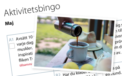 Månadens aktivitetsbingo maj