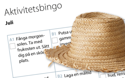 Månadens aktivitetsbingo juli